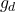 g_{d}