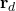 \mathbf{r}_{d}