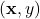 (\mathbf{x},y)