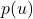p(u)