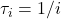 \tau_{i} = 1/i